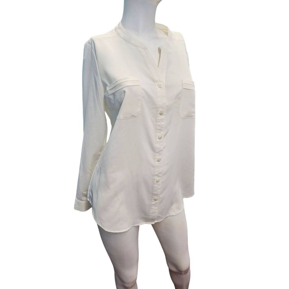Covington Essentials Off White Pullover Dress Top… - image 4